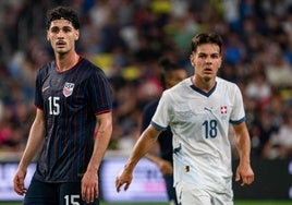 Ricardo Rodríguez y Johnny, titulares en la goleada de Suiza ante Estados Unidos (0-4)