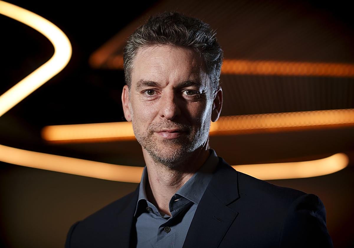 Pau Gasol, durante una entrevista con ABC