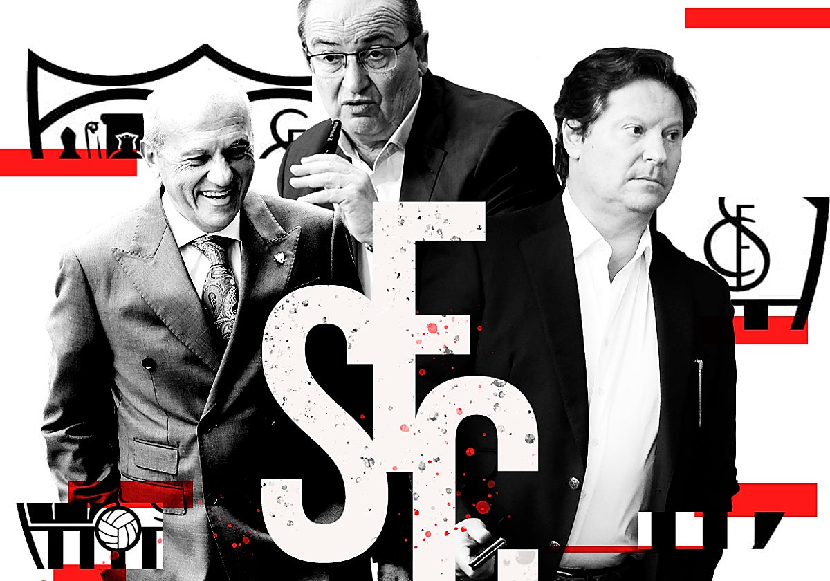 José María del Nido Benavente, José Castro y Antonio Lappí