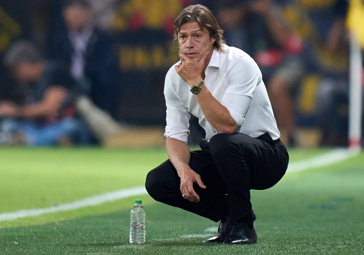 Almeyda, durante un partido