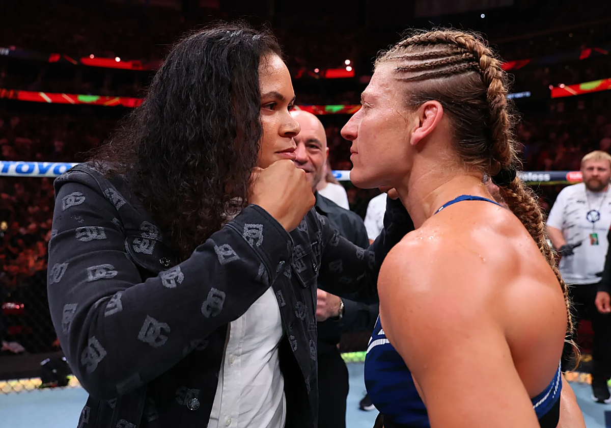 Amanda Nunes y Kayla Harrison, frente a frente