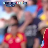 Jesús Rodríguez jugó el tramo final en la remontada de España sub 21 ante Rumanía