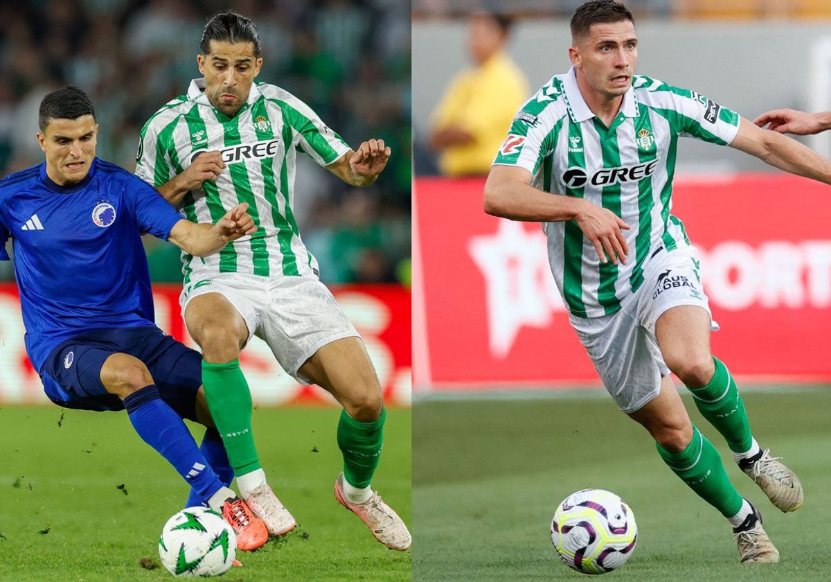 Ricardo Rodríguez y Romain Perraud han sido los laterales izquierdos del Betis durante la temporada 24-25