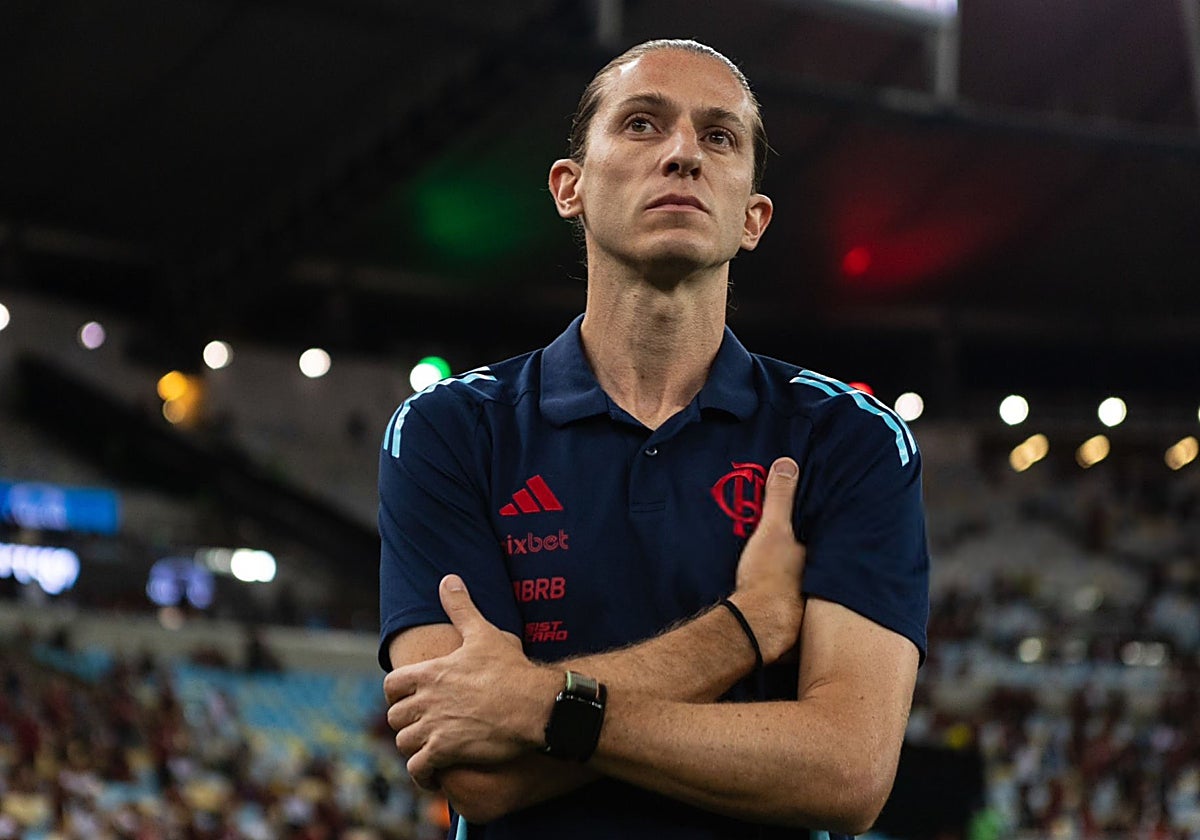 Filipe Luis, el entrenador del Flamengo
