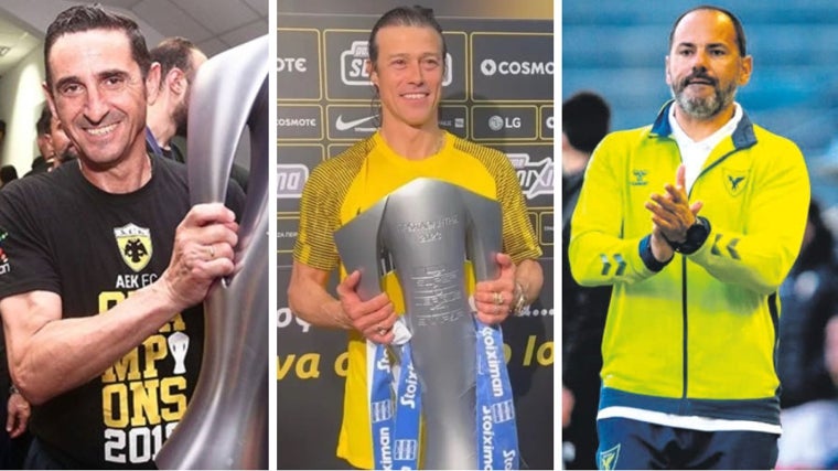 Jiménez, Almeyda y Salva, en su etapa reciente de entrenadores