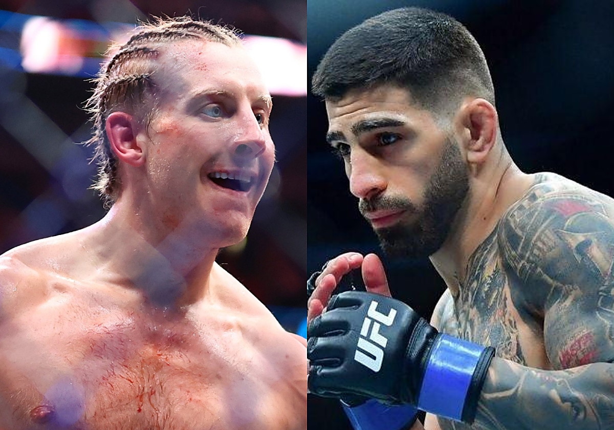 A la izquierda, Paddy Pimblett. A la derecha, Ilia Topuria