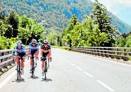 Ciclistas del Soudal en Isola 2.000