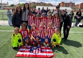 Atlético Benjamín B femenino, campeón de Liga del grupo 1
