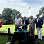 Santiago Pardo, Guillermo Navarro, José Luis Álvarez-Sala y Jesús Cerezo en la presentación del cuarto Open de España