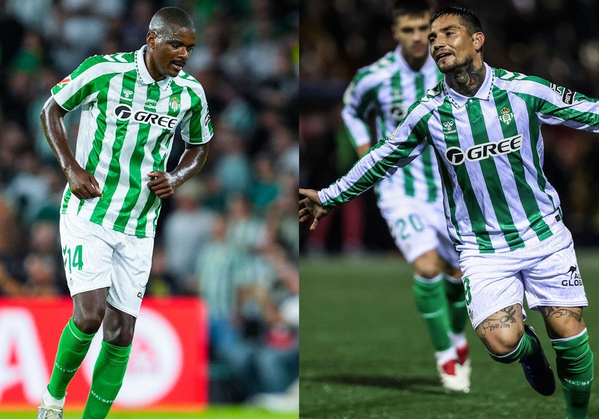 William Carvalho y Chimy Ávila en sendos partidos de la temporada 24-25