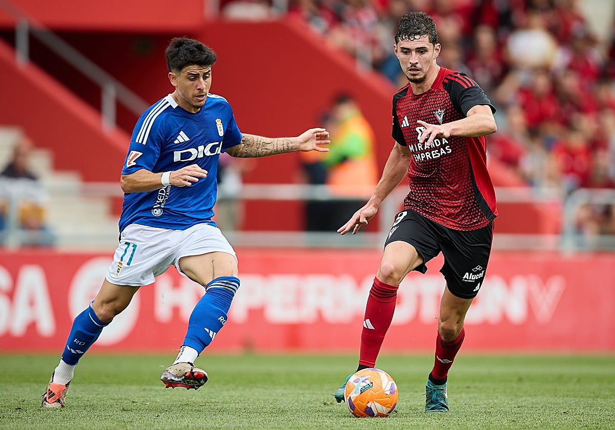 Oviedo - Mirandés, estadísticas del partido del playoff de ascenso