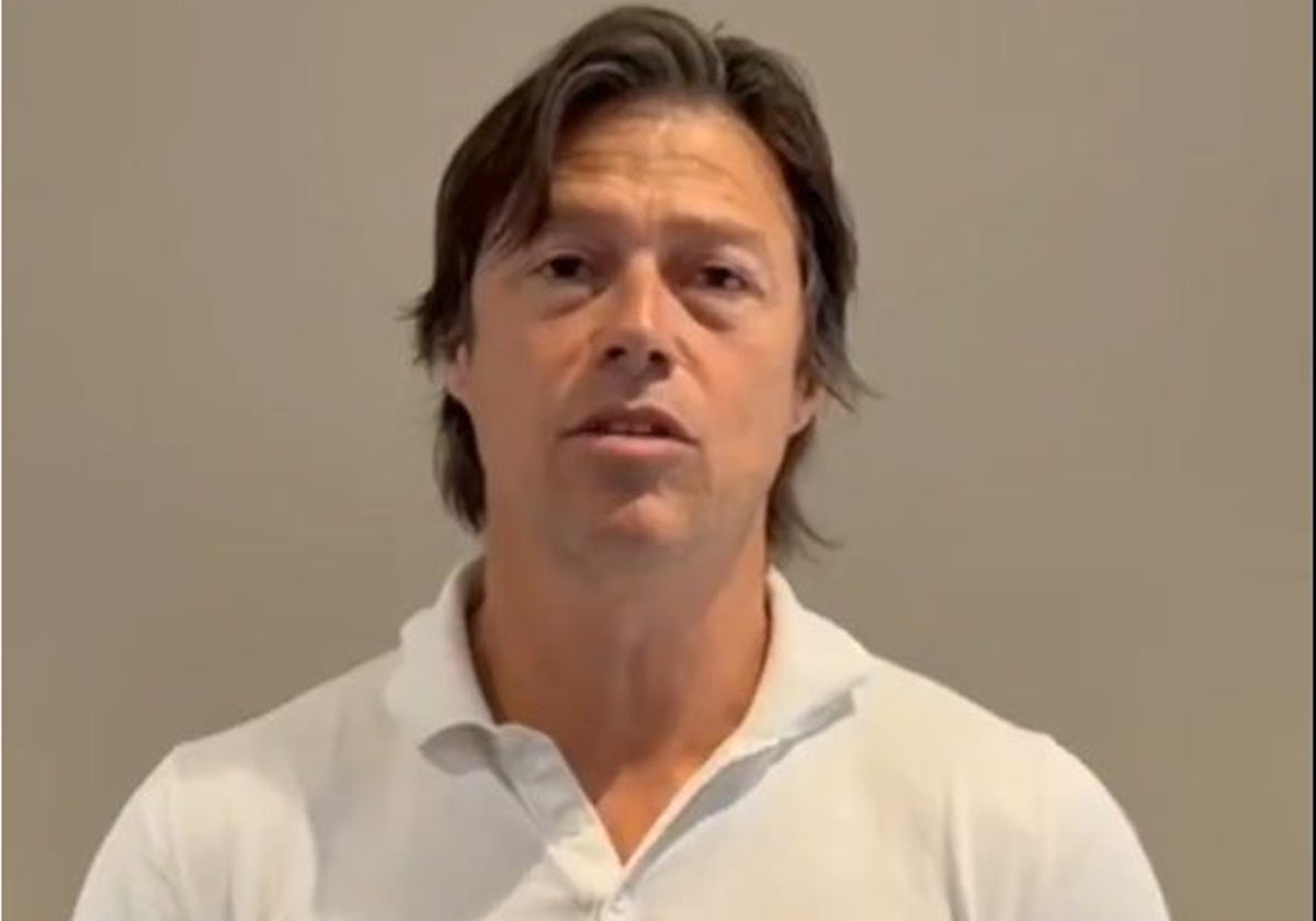 Matías Almeyda, en su primer mensaje como entrenador del Sevilla FC