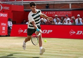 Alcaraz - Lehecka en directo: última hora, resultado y ganador de la final de Queen's hoy