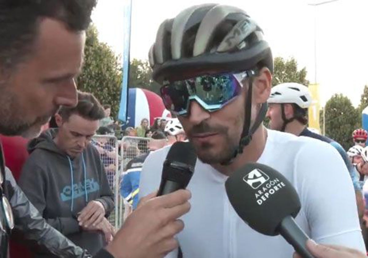 Jesús Navas, en la salida de la Quebrantahuesos 2025