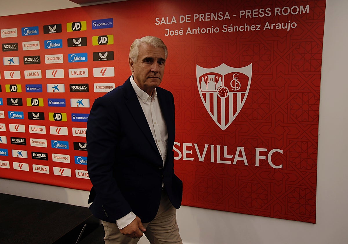 Antonio Cordón, en el Sánchez-Pizjuán