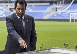 Al-Thani, durante su etapa en el Málaga