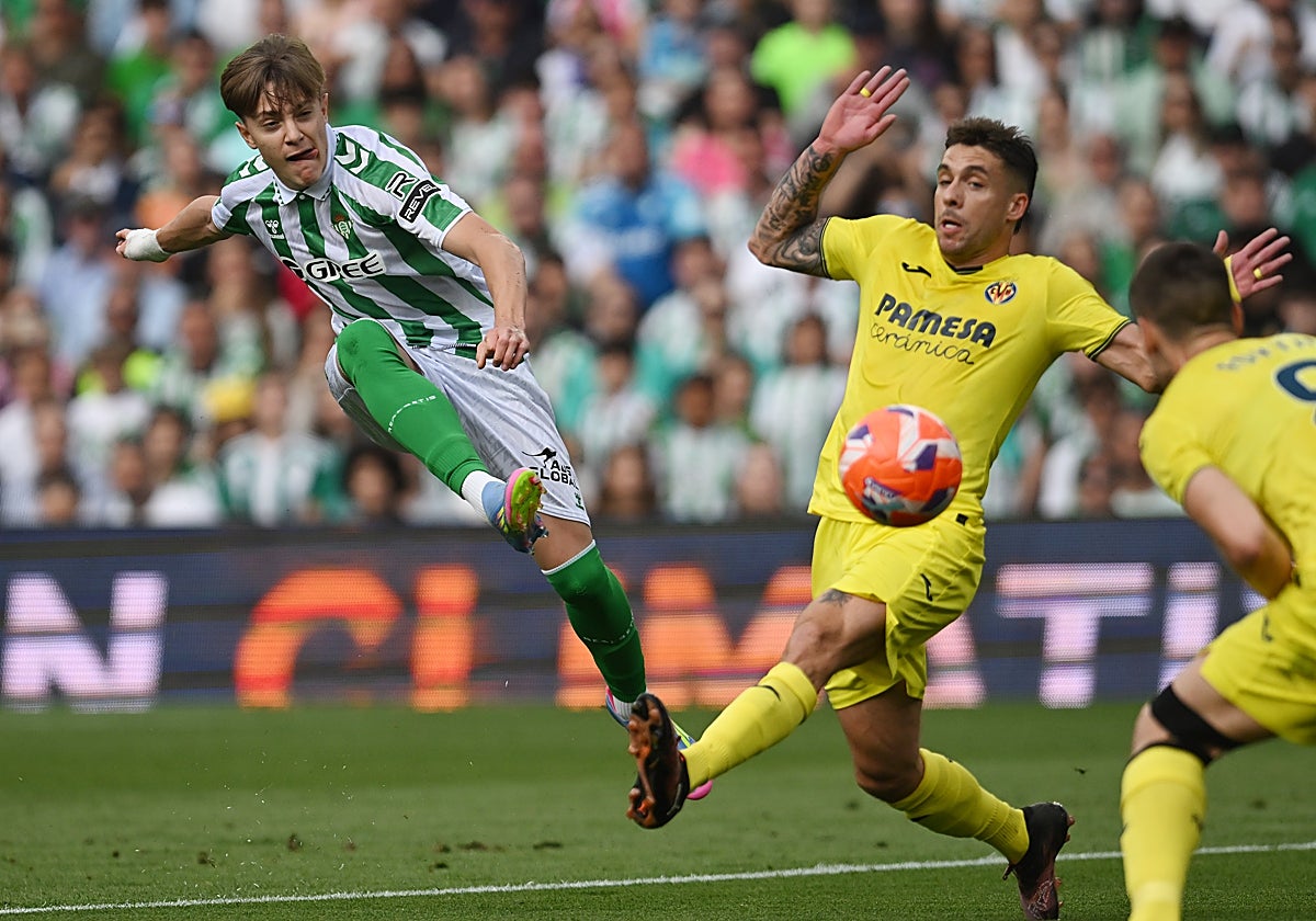 Jesús Rodríguez, en el partido contra el Villarreal de esta temporada