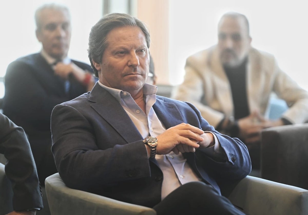 Antonio Lappí, ayer en el encuentro empresarial del 25º aniversario de Muchodeporte