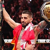 Ilia Topuria, tras noquear a Oliveira: «Hay espacio para un tercer cinturón de la UFC»