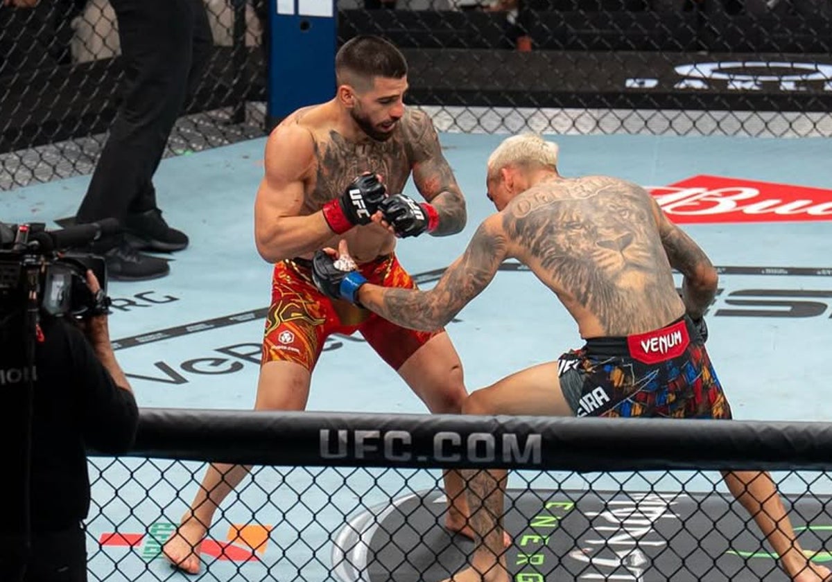 Ilia Topuria tras noquear a Charles Oliveira