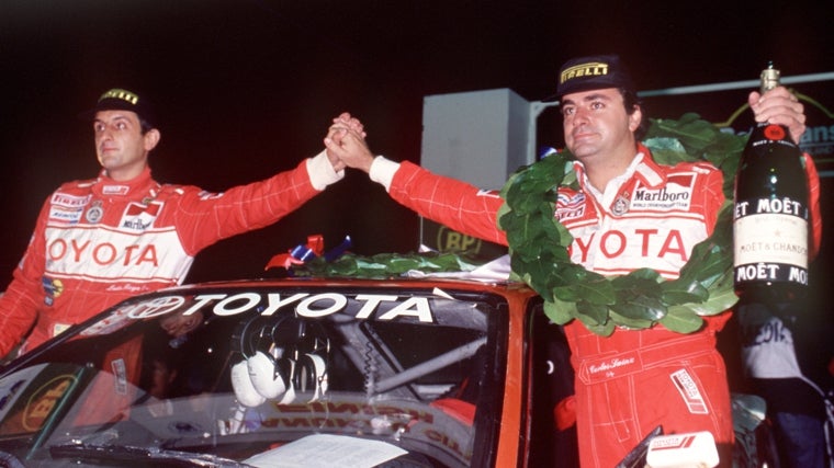 Carlos Sainz y Luis Moya, Campeones del mundo de rallies en 1990