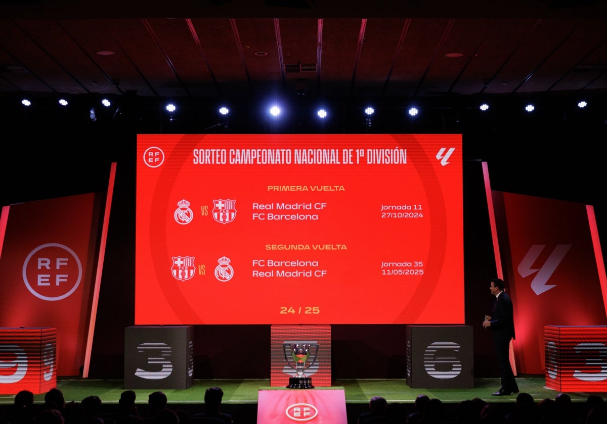 Sorteo del calendario de LaLiga, en directo: cuándo es el Real Madrid - Barcelona, Real Sociedad - Athletic y resto de partidos
