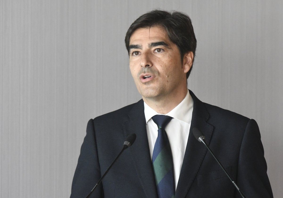 Ángel Haro durante una rueda de prensa