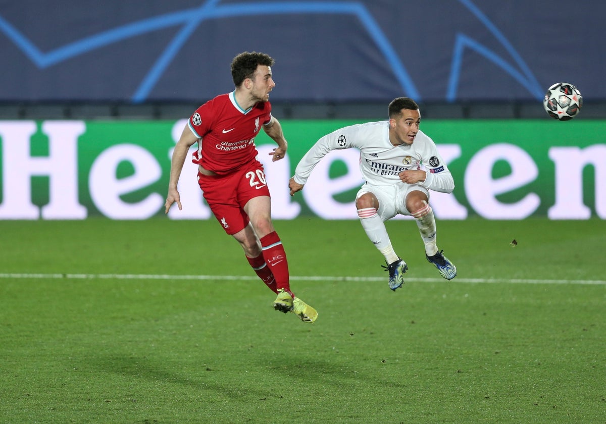 Diogo Jota, en un partido ante el Real Madrid
