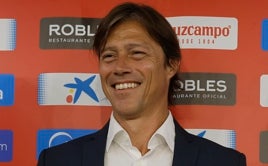 Matías Almeyda, durante su presentación
