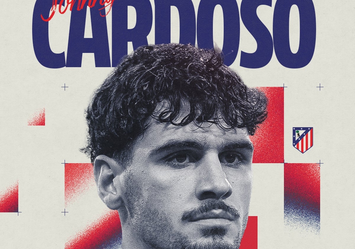 Imagen de Johnny Cardoso publicada por su nuevo club