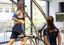 Kirian Rodríguez, durante su reconocimiento médico