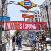 La RFEF y Metro de Madrid gritan juntos «Vamos, España» en apoyo a la selección