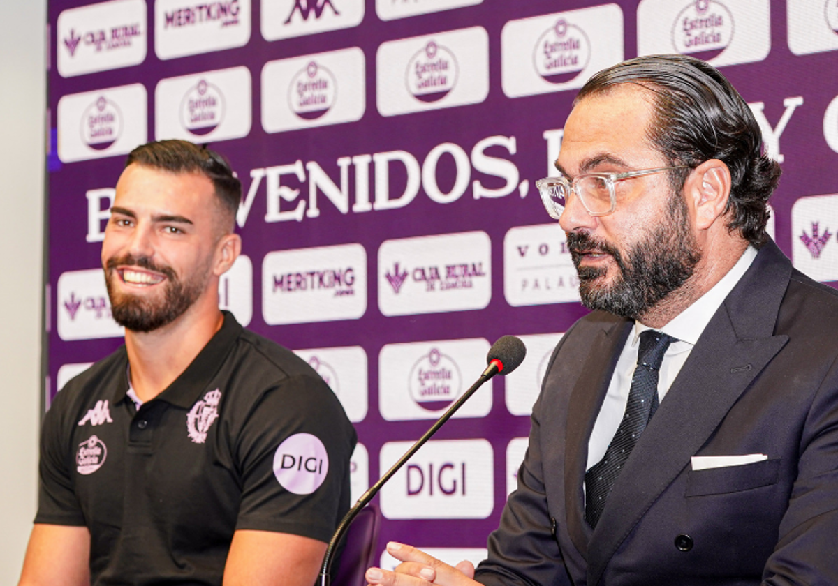 Gilherme Fernandes y Víctor Orta durante su presentación