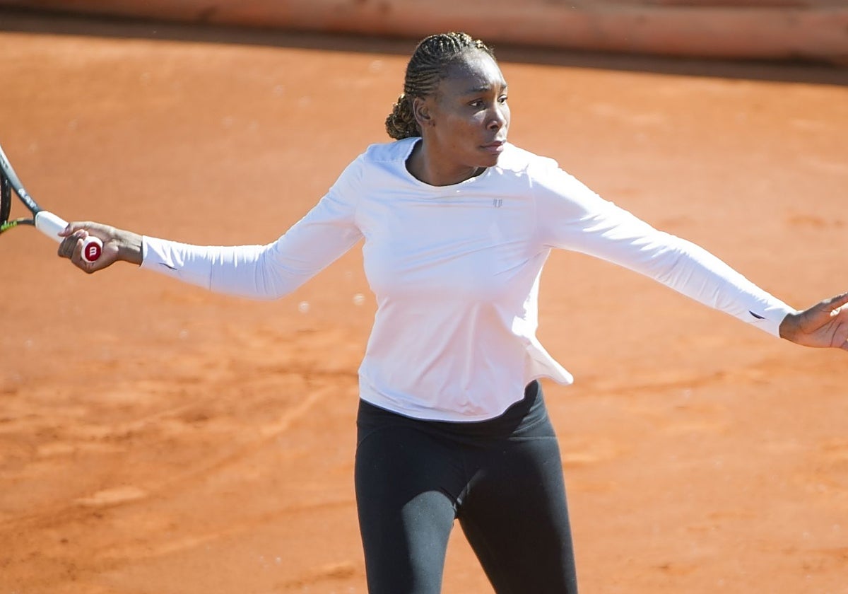 Venus Williams, en una de sus últimas participaciones en el Mutua Madrid Open