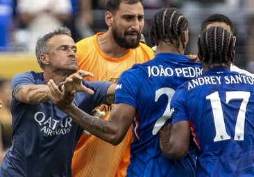 Un final caótico: Luis Enrique pierde los papeles y Trump se cuela en la foto