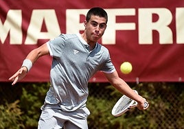 Pepe García, doble campeón de España infantil de tenis