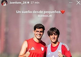 Emotivo mensaje de Juanlu con su hermano al cumplir un sueño antes de su posible fichaje