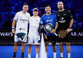 Paquito Navarro y Lucas Bergamini vencen con autoridad a Tolito y Chozas
