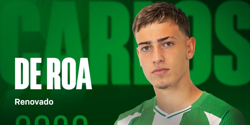 El canterano Carlos de Roa, amplía su contrato hasta 2030