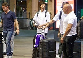 Valentín Gómez llega a Sevilla para firmar con el Real Betis