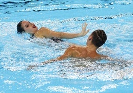 Iris Tió y Dennis González, oro en dúo mixto libre