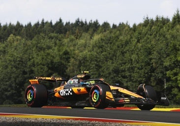 Norris se queda la pole en Spa y Aston Martin toca fondo