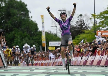 Histórica victoria de etapa de Mavi García en el Tour femenino