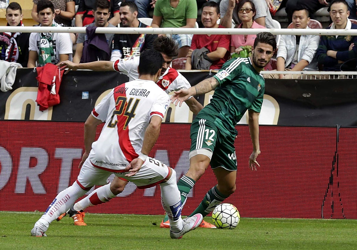 Piccini, durante su etapa en el Real Betis