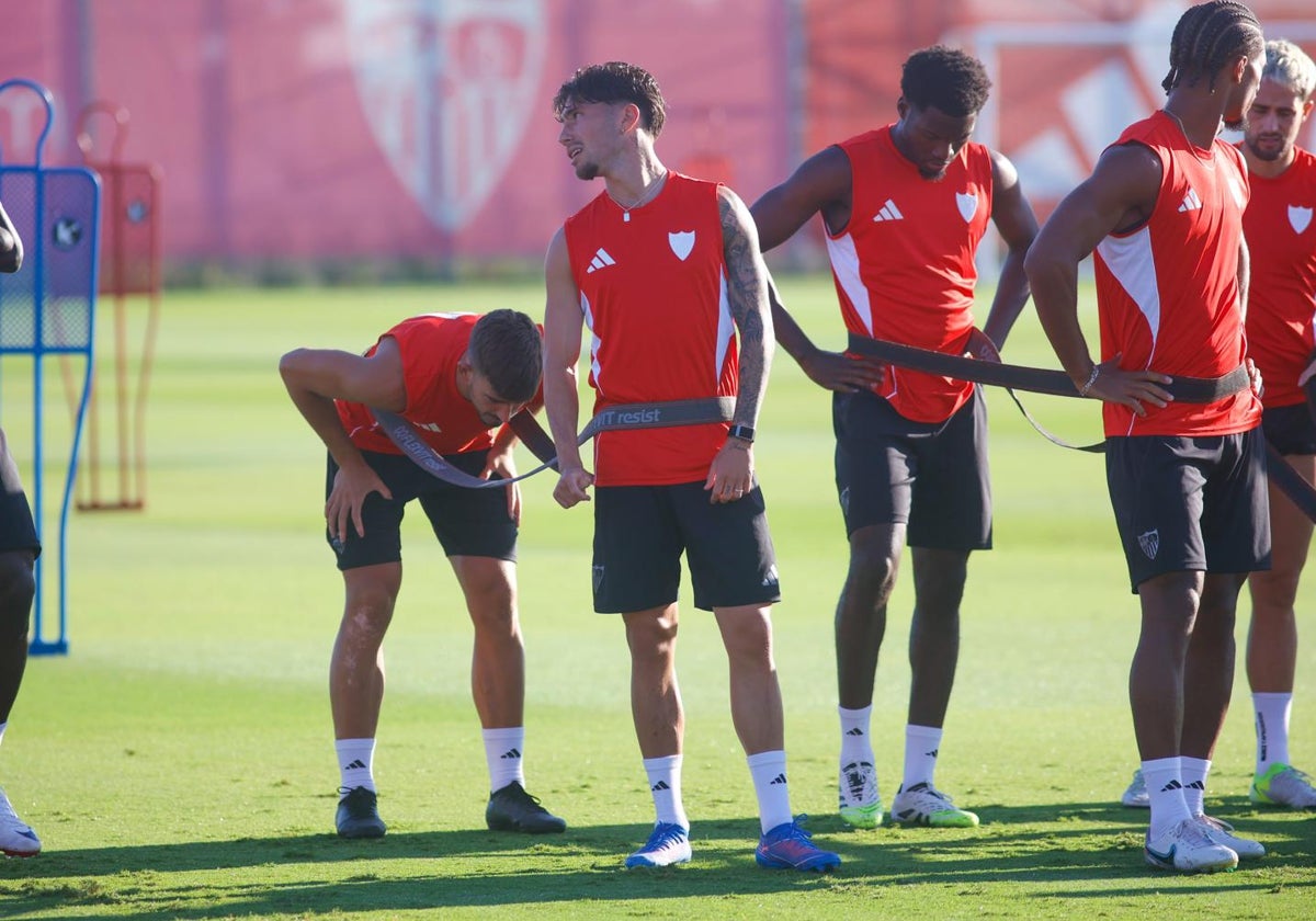 José Ángel Carmona, en un entrenamiento reciente