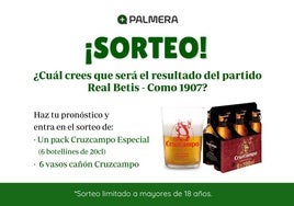 Sorteo de packs exclusivos Cruzcampo con +Palmera