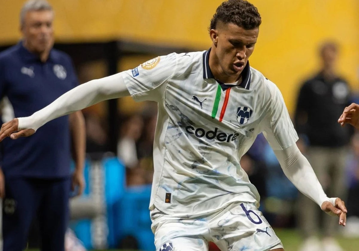 Deossa, durante un encuentro con Rayados de Monterrey