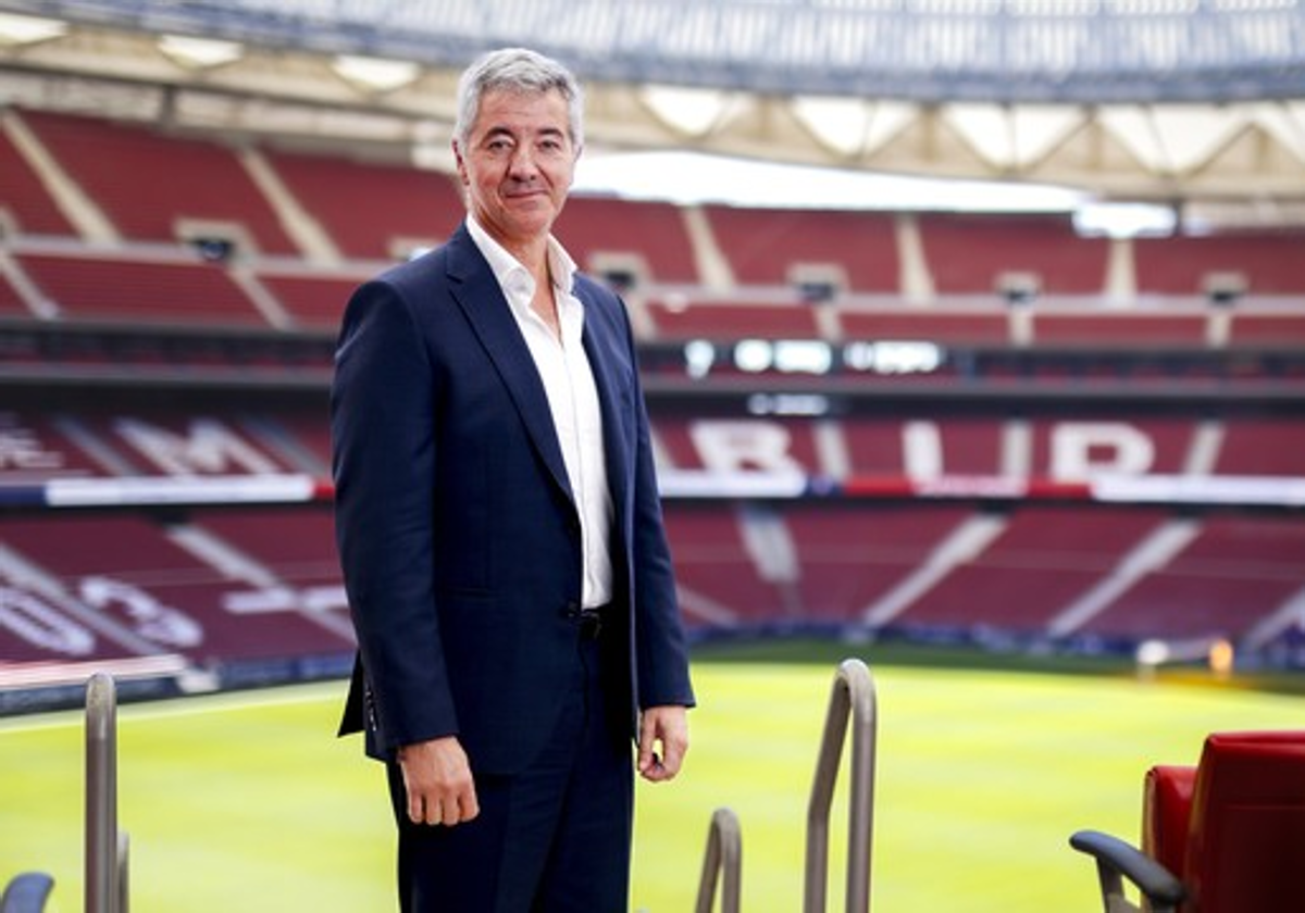 Gil Marín, en el Riyadh Air Metropolitano