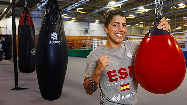 Jennifer Fernández, en el CAR de Madrid.