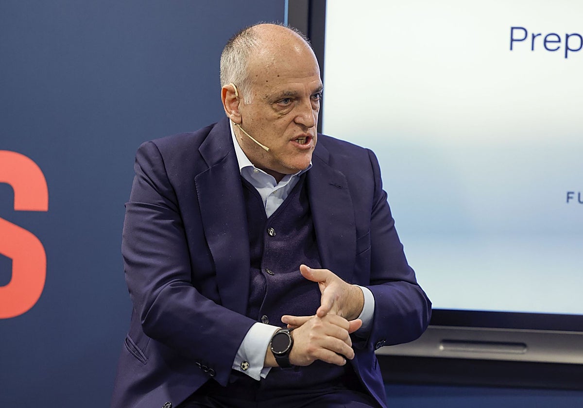 Javier Tebas, presidente de LaLiga